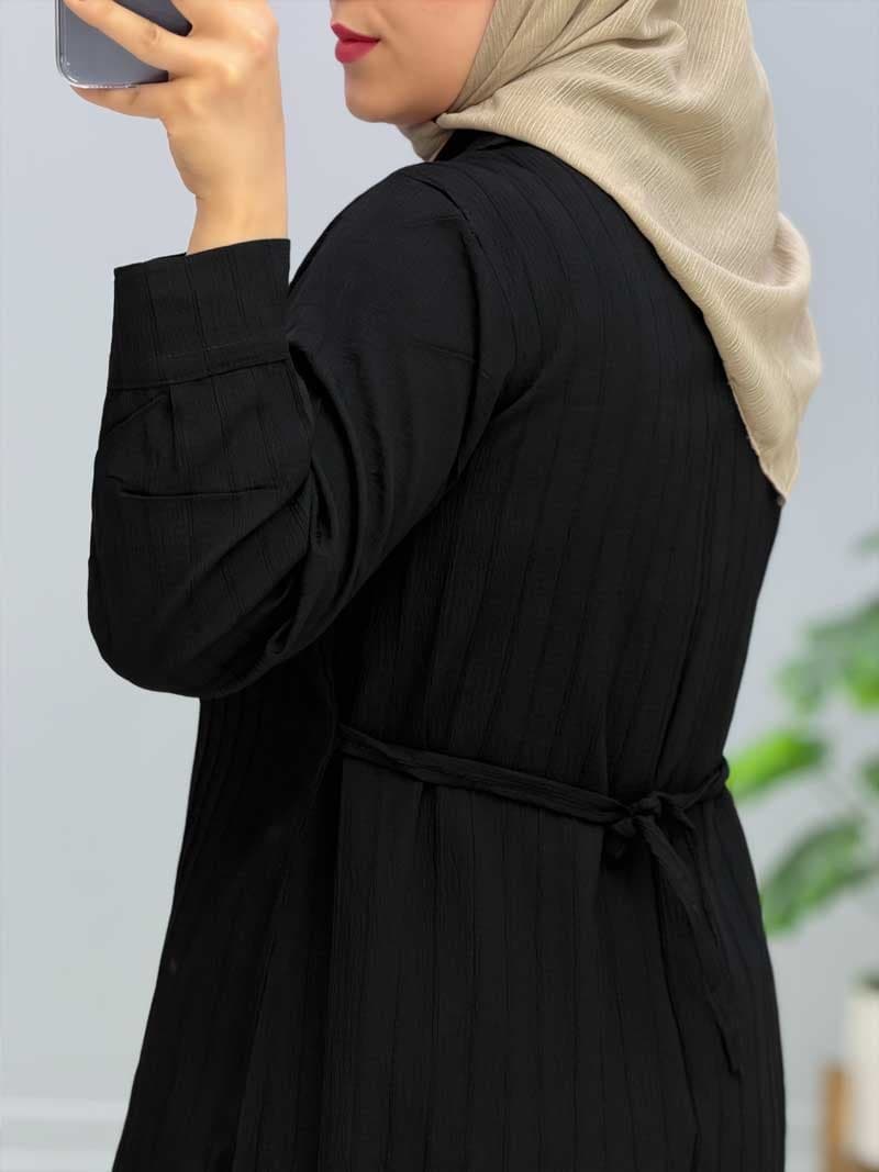 مانتو زنانه جلو دکمه آیوا — تصویر ۴