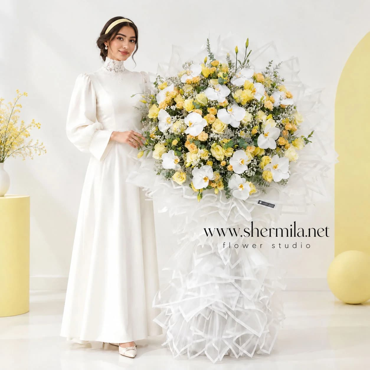 دسته گل ایستاده بارلی