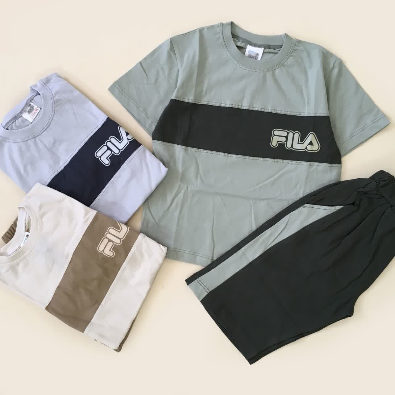 ست تیشرت شلوارک FILA در 4 سایز — تصویر ۸