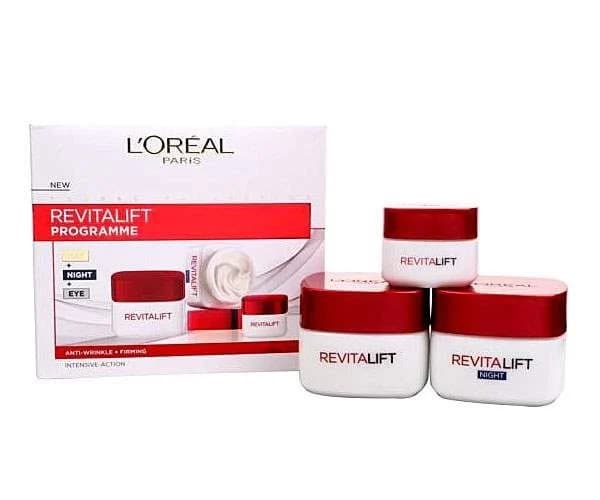 پک 3 عددی ضد چروک لورال Loreal مدل Revitalift اصل فرانسه حجم 50ml+50ml+15ml — تصویر ۸