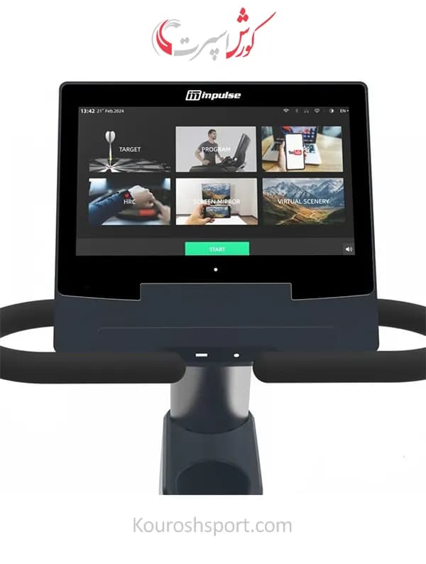 دوچرخه ثابت پشتی دار ایمپالس مدل Rr970 — تصویر ۸