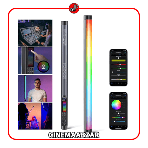 نور باتومی نیور NEEWER TL60 20W RGB Tube Light Stick — تصویر ۹