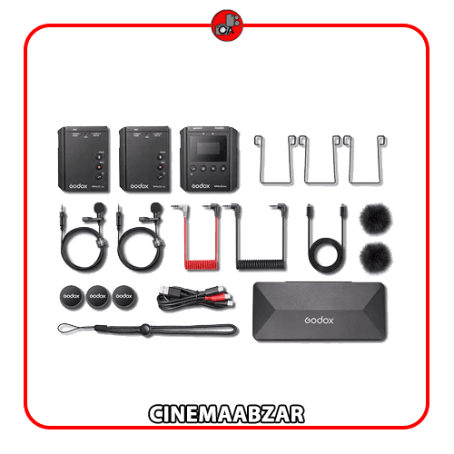 میکروفون بی سیم دوکاربره گودکس Godox WMicS2 UHF 2-Person Wireless Microphone (اقساطی) — تصویر ۶