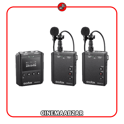میکروفون بی سیم دوکاربره گودکس Godox WMicS2 UHF 2-Person Wireless Microphone (اقساطی)