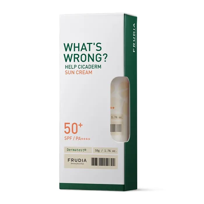 ضد آفتاب ترمیم کننده فرودیا Frudia مدل What’s Wrong وزن 50 گرم — تصویر ۵
