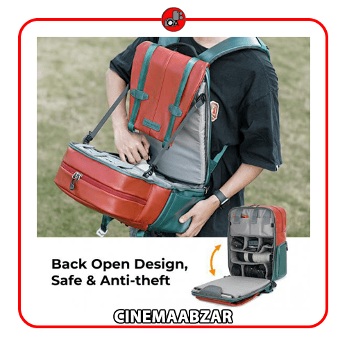 کیف کوله پشتی کی اند اف K&F CONCEPT Camera Backpack KF13.087AV8 (قیمت اقساطی) — تصویر ۷