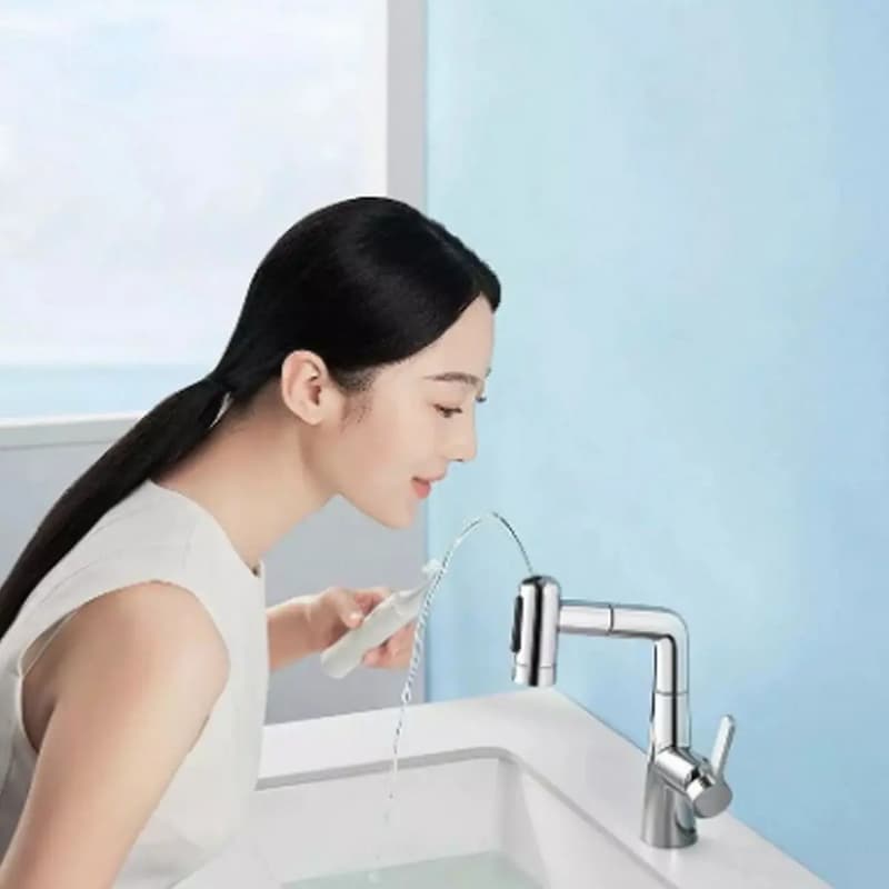 شیرآب روشویی شیائومی Mijia Pull-out Basin Faucet S1 MJCLSMPLT01DB — تصویر ۳
