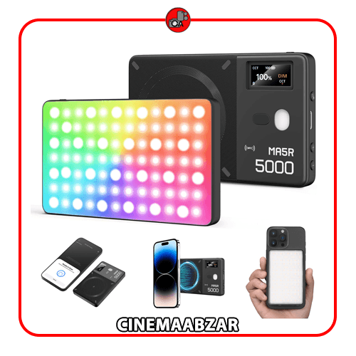 نور ال ای دی و پاوربانک گودکس Godox MA5R RGB LED Light and Power Bank Black (قیمت اقساطی)