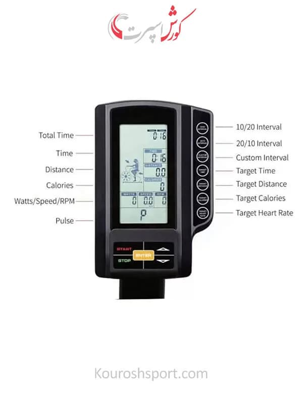 دوچرخه ایربایک Gymmax K900 — تصویر ۵