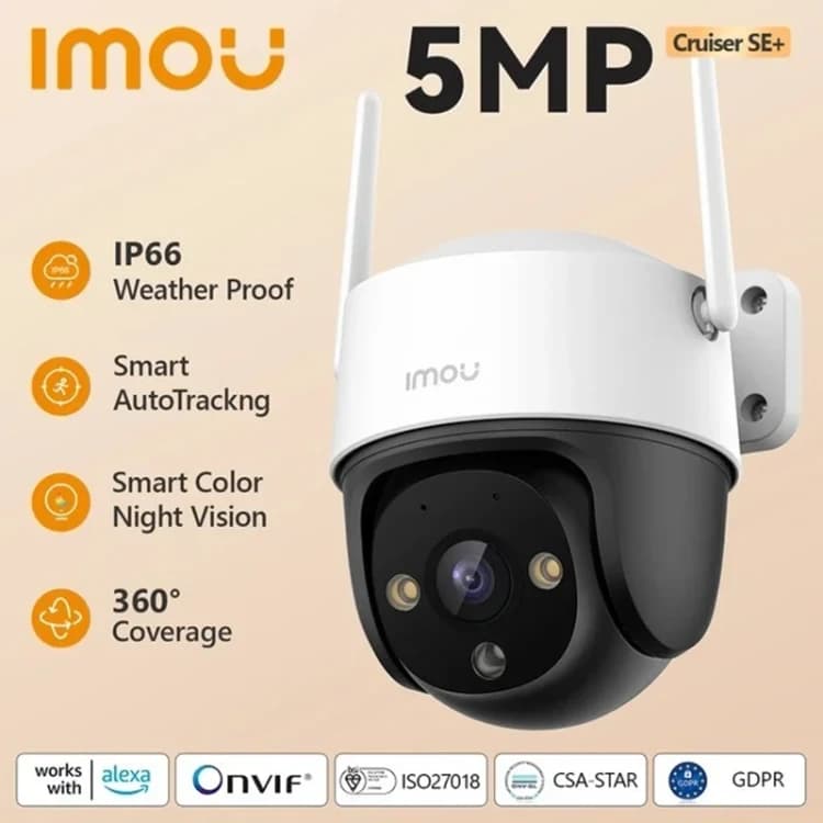 دوربین مینی اسپید دام بی سیم آیمو کروزر Cruiser SE+ (IPC-K7CP-5H1WE) — تصویر ۲
