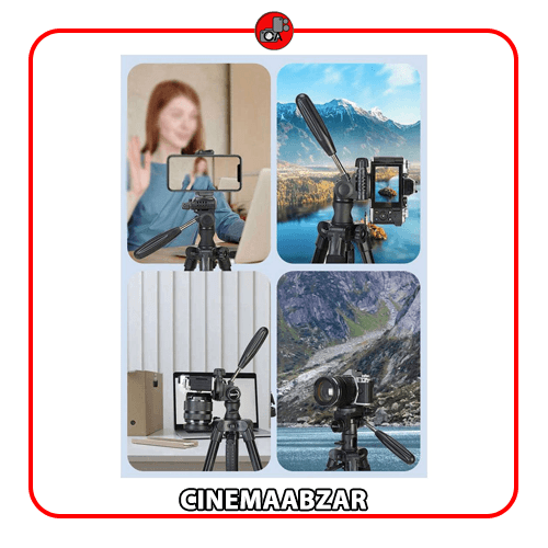 سه پایه دوربین جیماری Jmary Kp-2294 Camera Tripod (قیمت اقساطی) — تصویر ۵