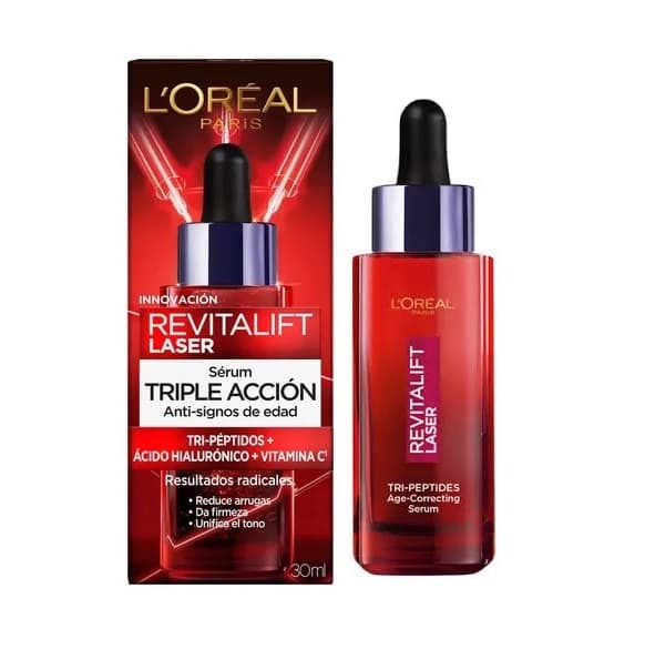 سرم ضد چروک و جوانساز لیفت رویتالیفت لورال Loreal مدل Revitalift Laser حجم 30 میل — تصویر ۲