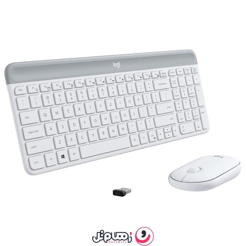 کیبورد و ماوس بی سیم لاجیتک مدل Logitech MK470 SLIM — تصویر ۷