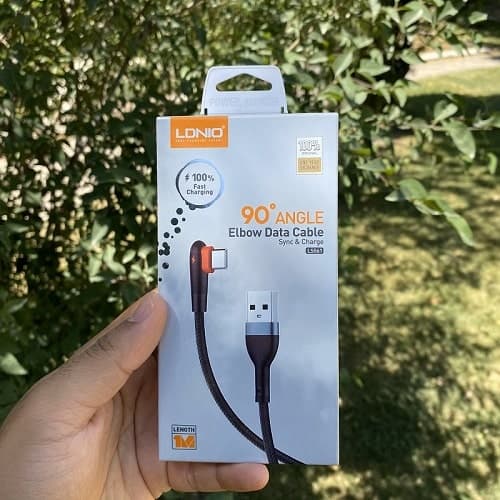 کابل فست شارژ LDNIOمدل LS561 تایپC و ایفون — تصویر ۵