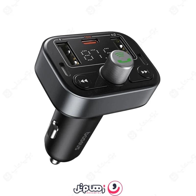 شارژر فندکی بلوتوثی پخش کننده اف ام خودرو بیسوس S-09 Pro — تصویر ۲