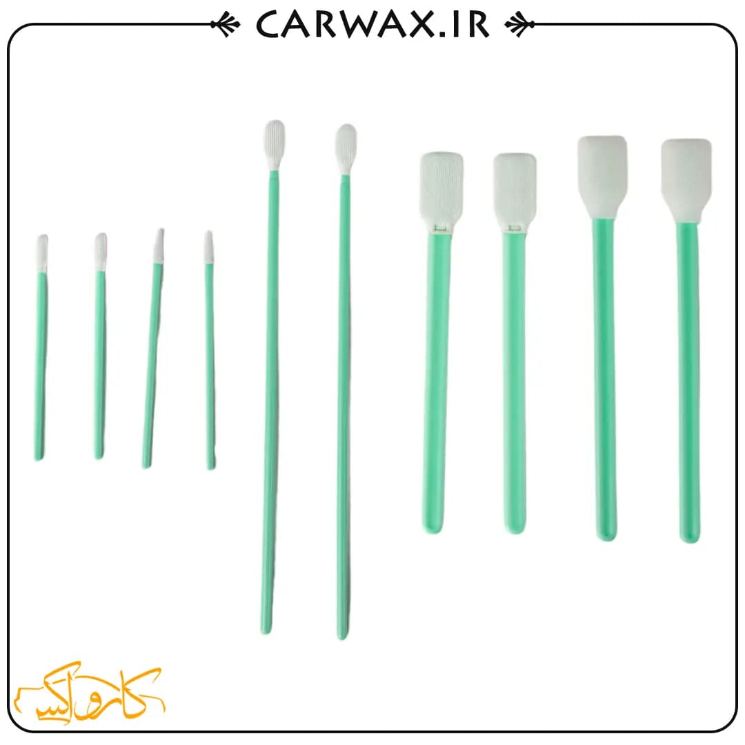 پک 10 عددی تمیز کننده فومی خودرو اس جی سی بی SGCB Foam Cleaning Swab Tool Kit
