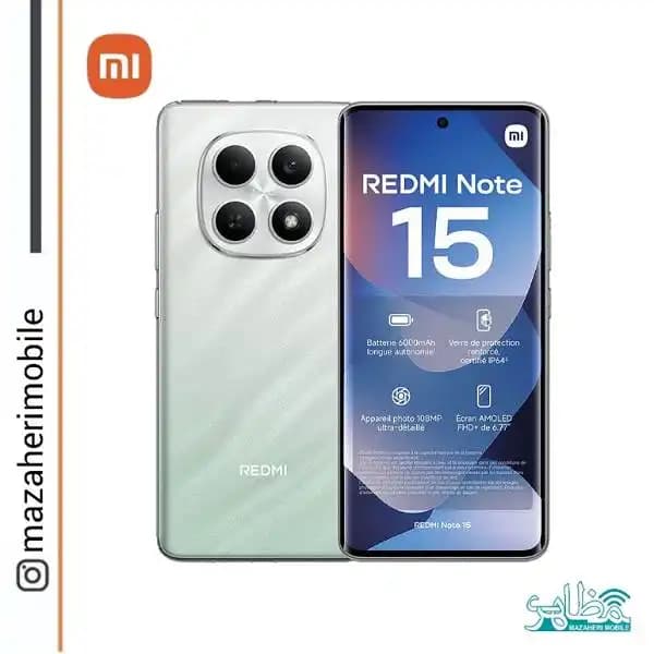 گوشی موبایل شیائومی مدل Redmi Note15 4G دوسیمکارت رم 8 حافظه 256 گیگابایت