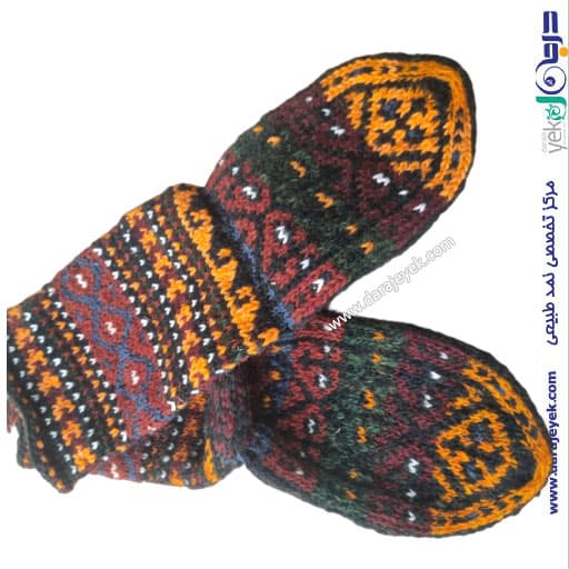 جوراب دستباف پشمی — تصویر ۹