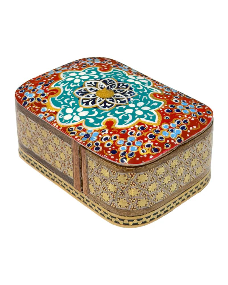 جا جواهری خاتم کاری طرح دنا کد 10346 — تصویر ۳