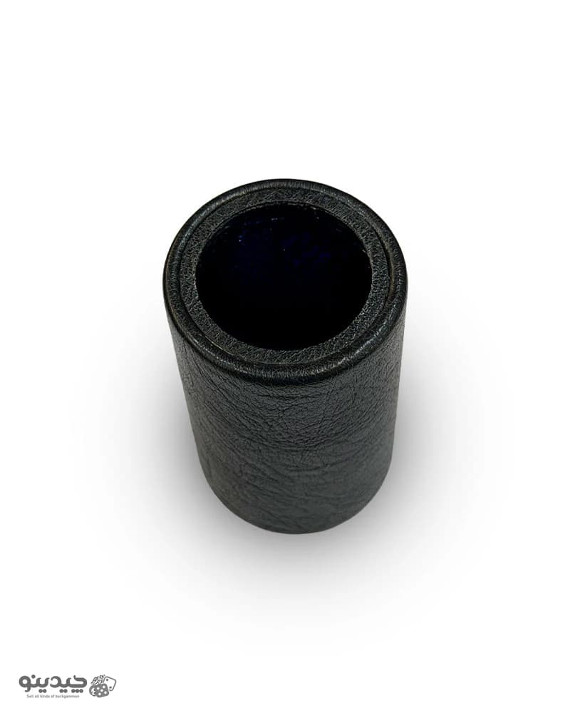 کاپ تاس چرمی مشکی کد 10319 — تصویر ۳