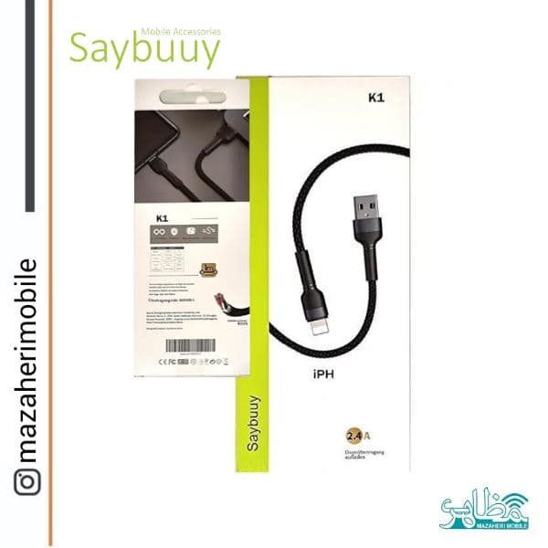 کابل شارژ تایپ C برند Saybuuy Cable K1-C