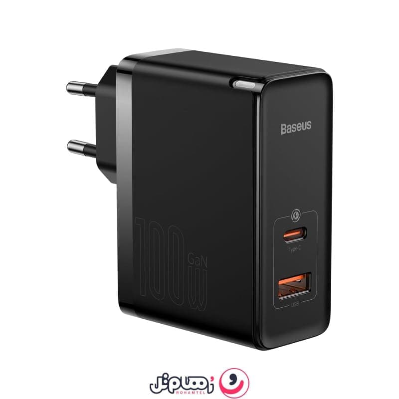 شارژر دیواری بیسوس مدل Baseus GaN5 Pro Fast Charger C+U 100W EU CCGP0902 با توان 100 وات — تصویر ۱۰