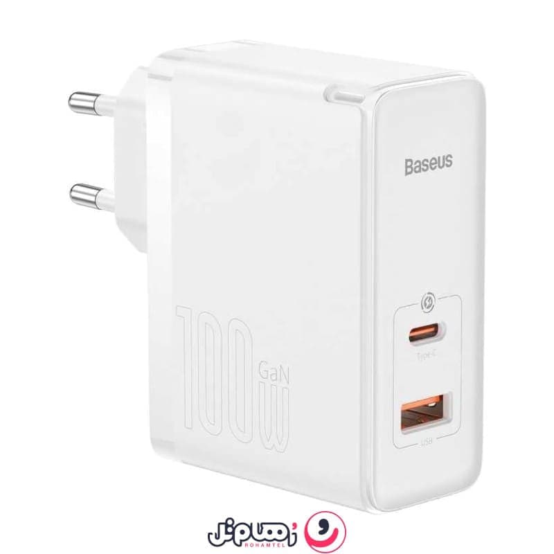 شارژر دیواری بیسوس مدل Baseus GaN5 Pro Fast Charger C+U 100W EU CCGP0902 با توان 100 وات — تصویر ۱۱