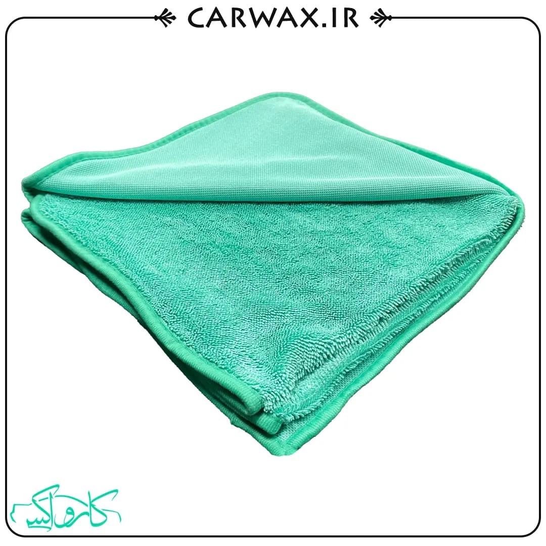 حوله خشک کن 90*60 میکروفایبر 800gsm هاتسون بدنه خودرو Hotson Drying Towel 800gsm — تصویر ۵