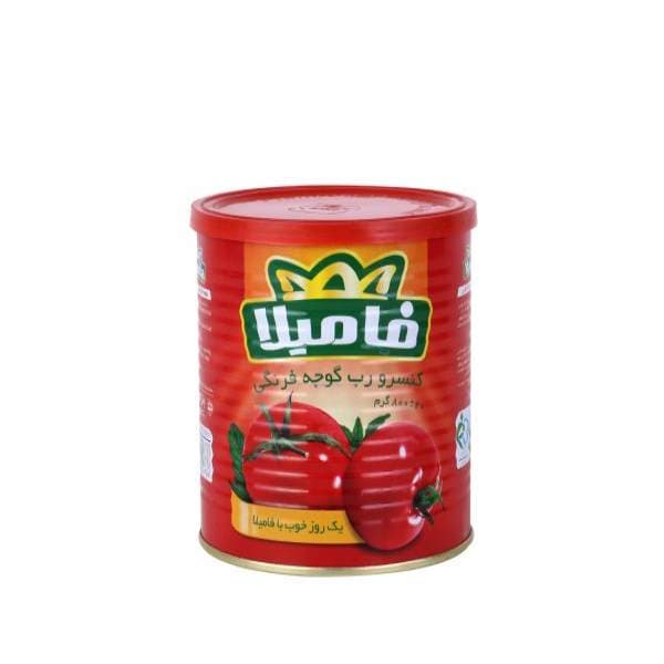 رب گوجه فرنگی فامیلا 800 گرم — تصویر ۲