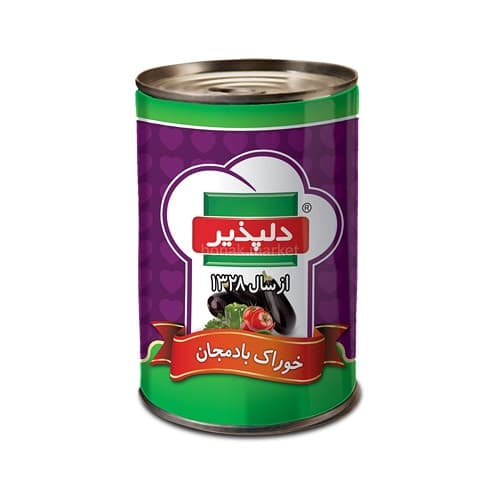 کنسرو خوراک بادمجان دلپذیر 410 گرم — تصویر ۴