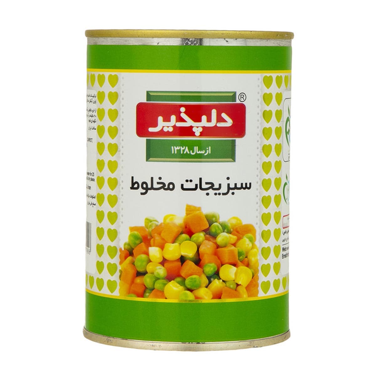 کنسرو سبزیجات مخلوط دلپذیر 420 گرم — تصویر ۶