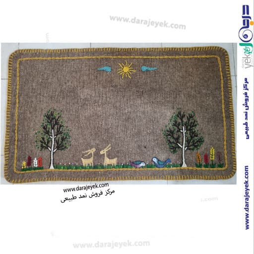 زیرانداز نمد پشمی دست دوز — تصویر ۶