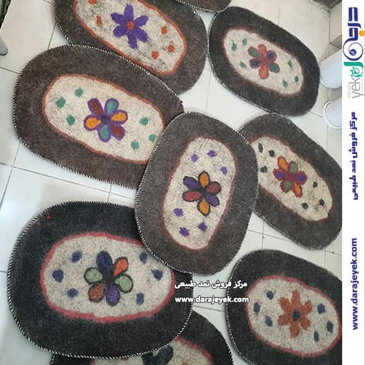 نشیمن نمدی پشمی بیضی — تصویر ۳