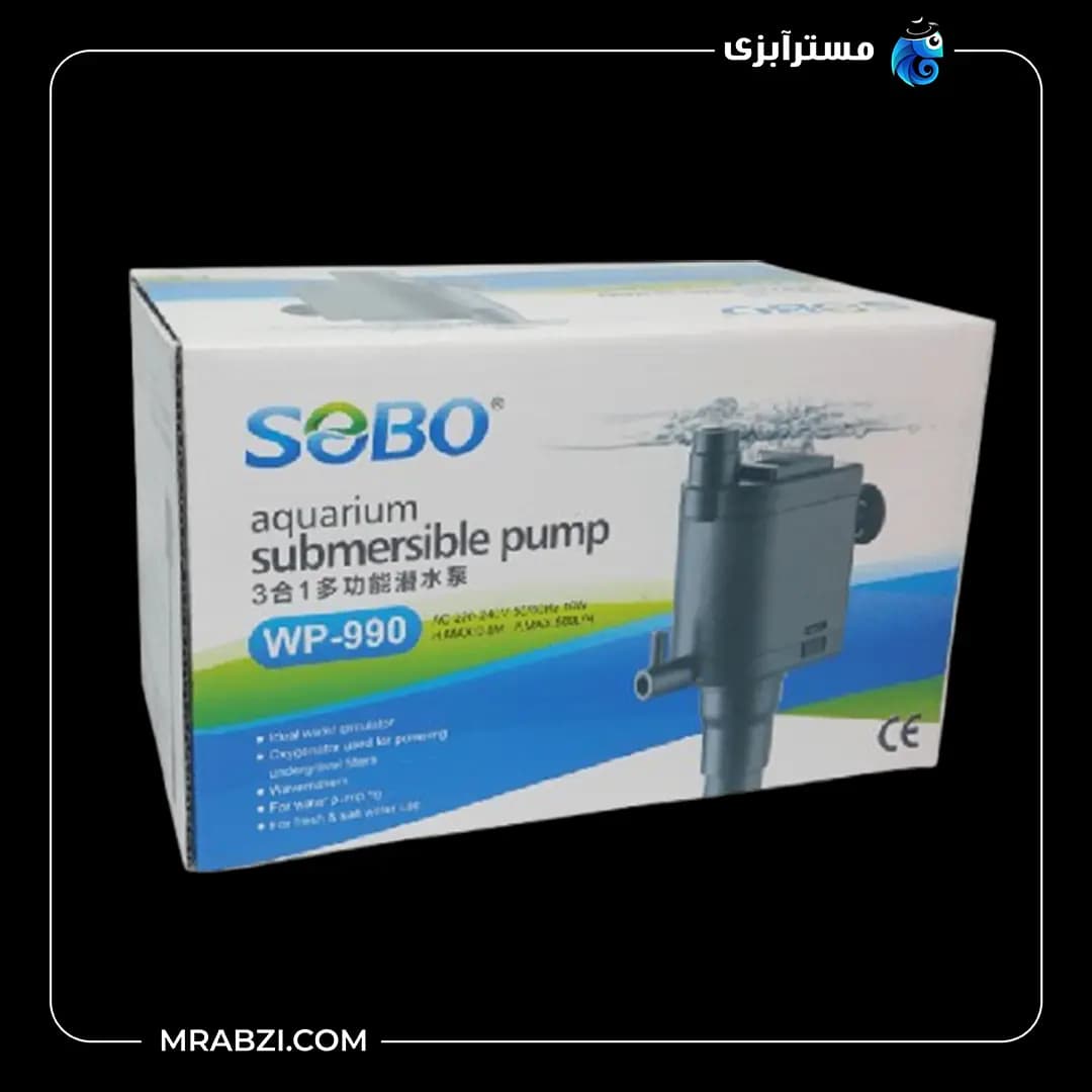 واتر پمپ دو خروجی تاپ فیلتر سوبو مدل WP-990 — تصویر ۵