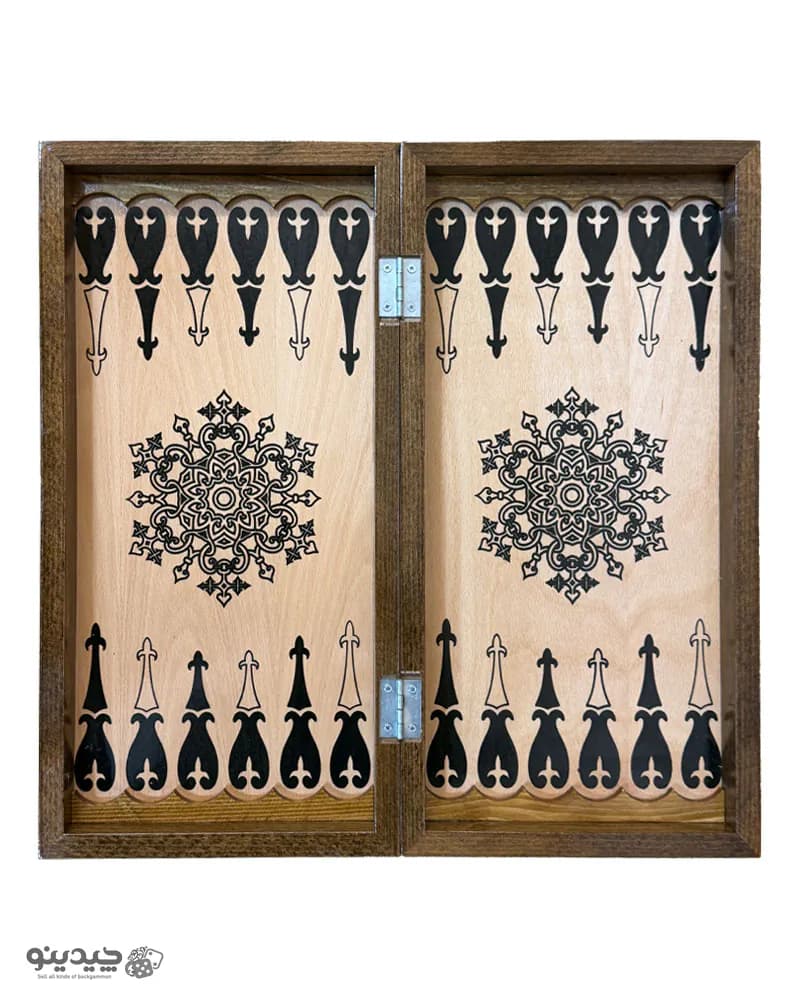 تخته نرد روسی طرح اسلیمی کد 10353 — تصویر ۴