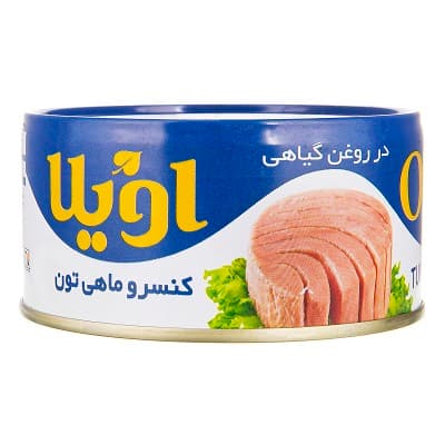 کنسرو ماهی تون اویلا ساده 180 گرم — تصویر ۲