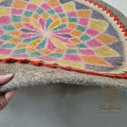نمد پشم گوسفند دایره کیفیت عالی — تصویر ۵