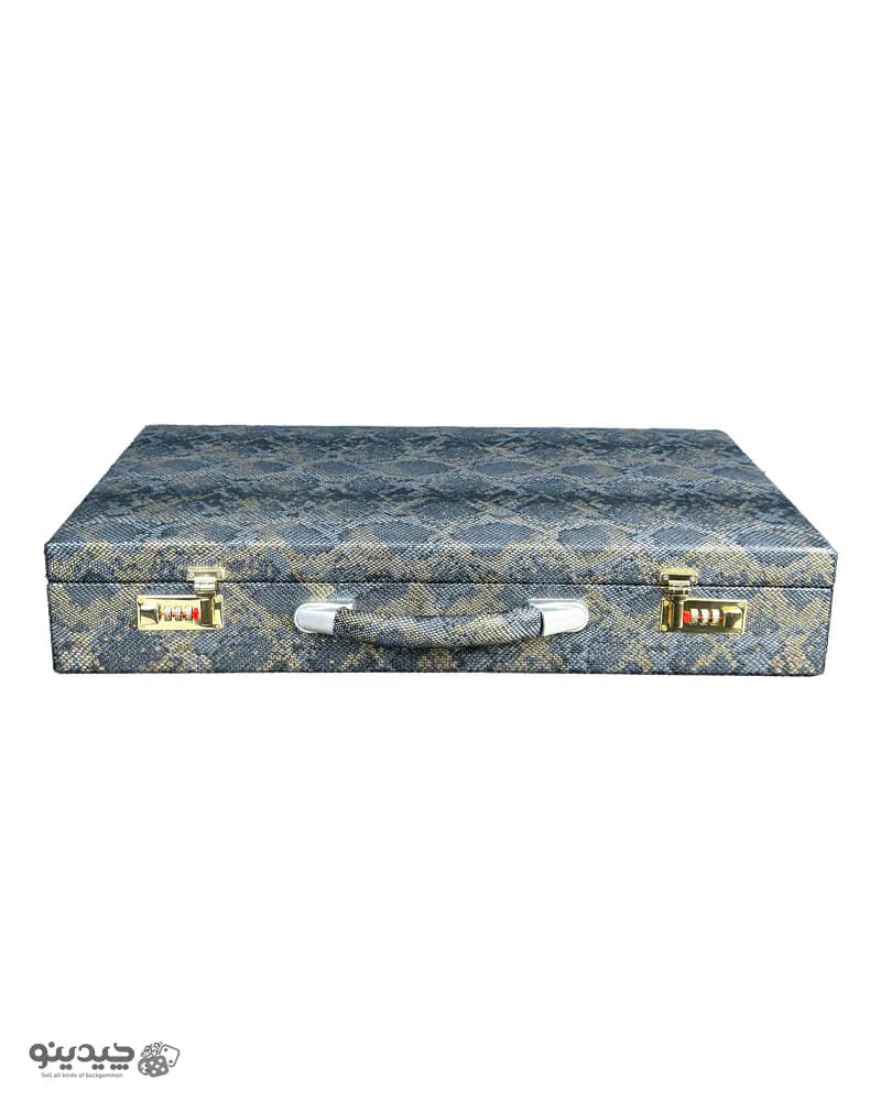 کیف سامسونت چرم تخته نرد طرح پوست ماری 55 سانتی کد 10474 — تصویر ۵