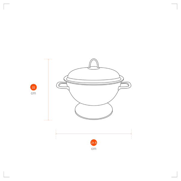 سوپ خوری لعابی سایز 20 مینت باریکو — تصویر ۶
