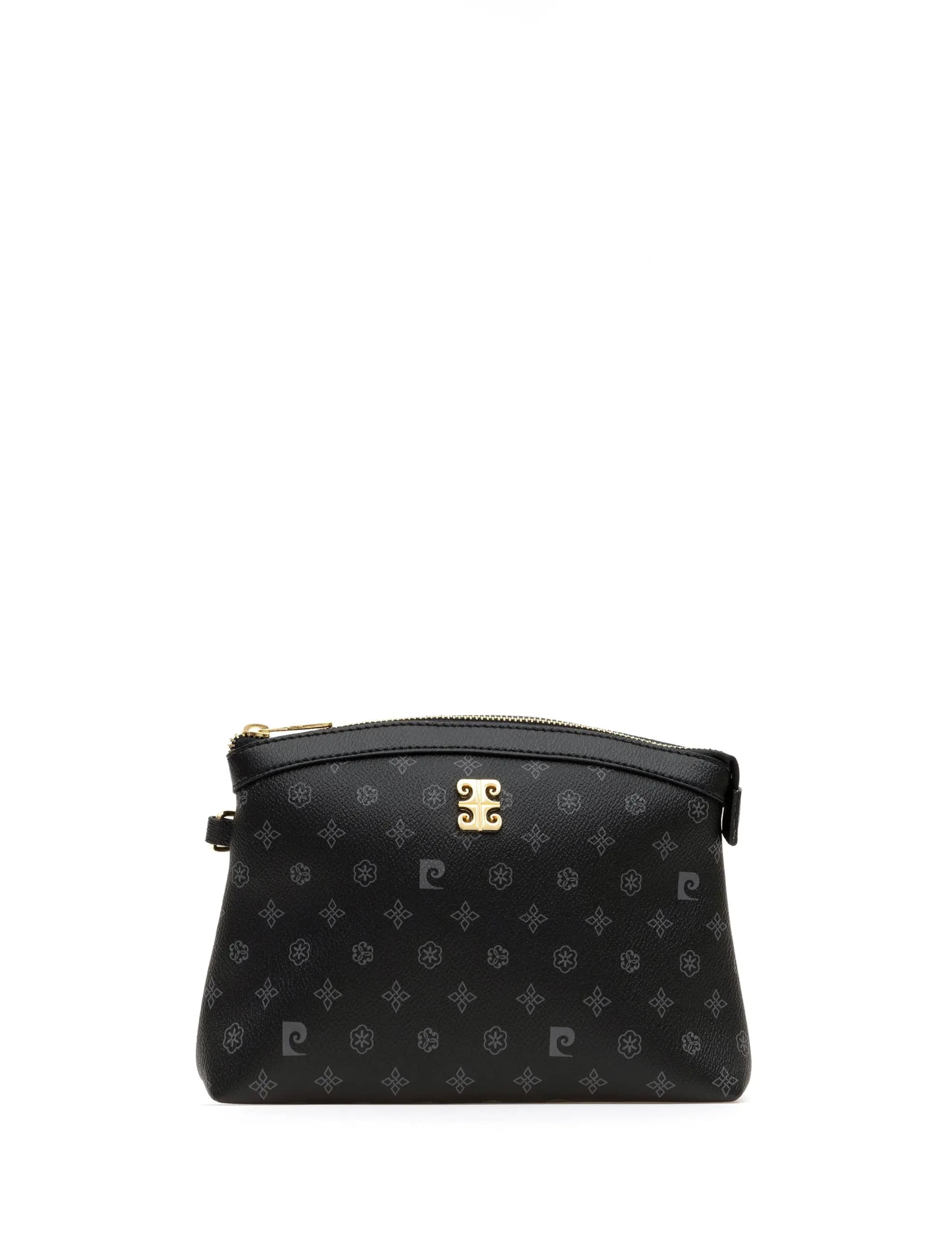 کیف دستی زنانه پیرکاردین مشکی طرح‌دار — تصویر ۳
