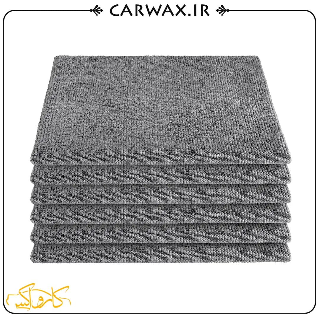 پک شش عددی دستمال میکروفایبر 40*40 دیتیلینگ خودرو سوناکس Sonax Profiline Coating Towel — تصویر ۴