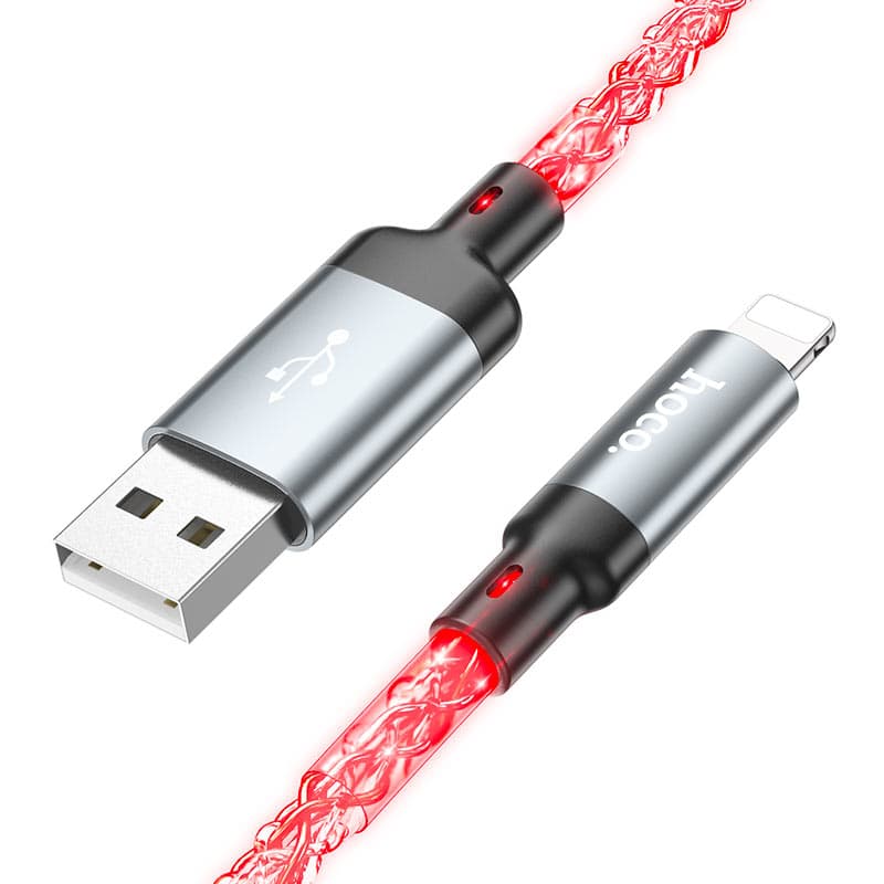 کابل یو اس بی به لایتینک دارای نمایشگر هوکو مدل u137 — تصویر ۶