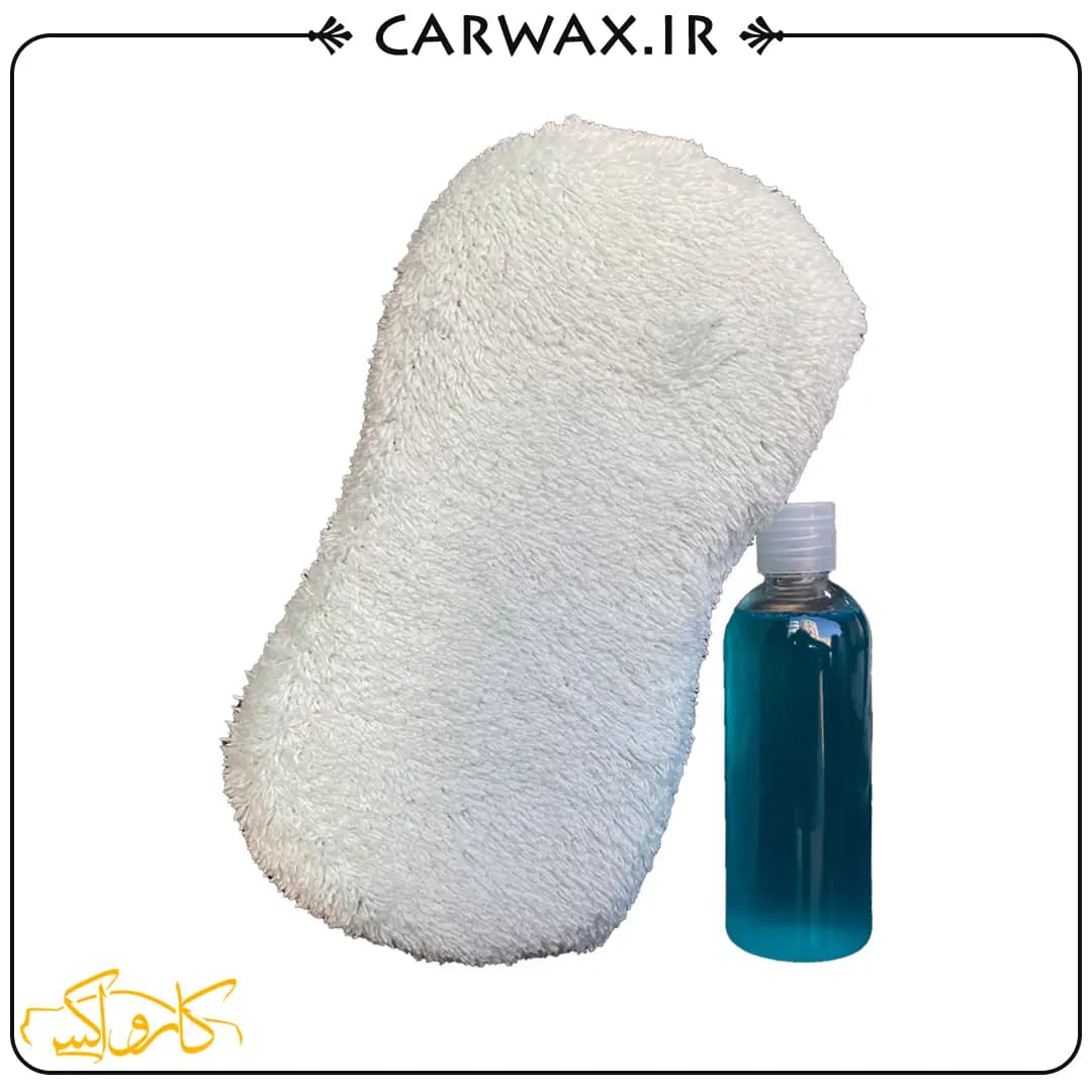 اسفنج شست و شوی میکروفایبر بدنه خودرو کوئیک کلین Quick Clean Car wash Sponge — تصویر ۳