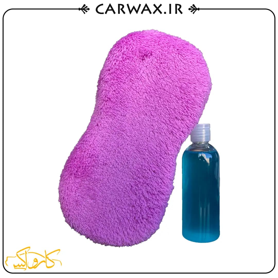 اسفنج شست و شوی میکروفایبر بدنه خودرو کوئیک کلین Quick Clean Car wash Sponge — تصویر ۶