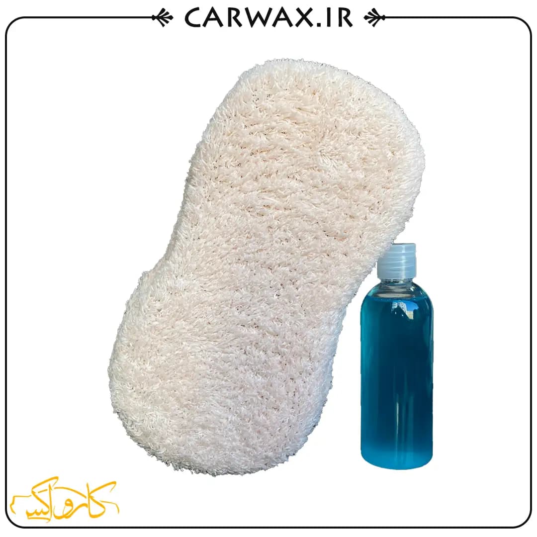 اسفنج شست و شوی میکروفایبر بدنه خودرو کوئیک کلین Quick Clean Car wash Sponge — تصویر ۵