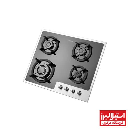 گاز G-4652Si استیل و شیشه استیل البرز — تصویر ۵
