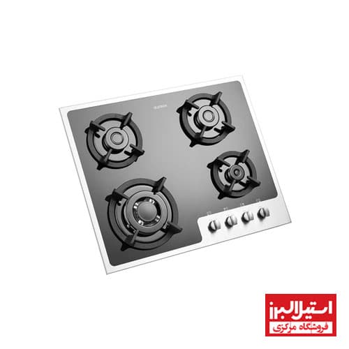 گاز G-4652Si استیل و شیشه استیل البرز — تصویر ۳
