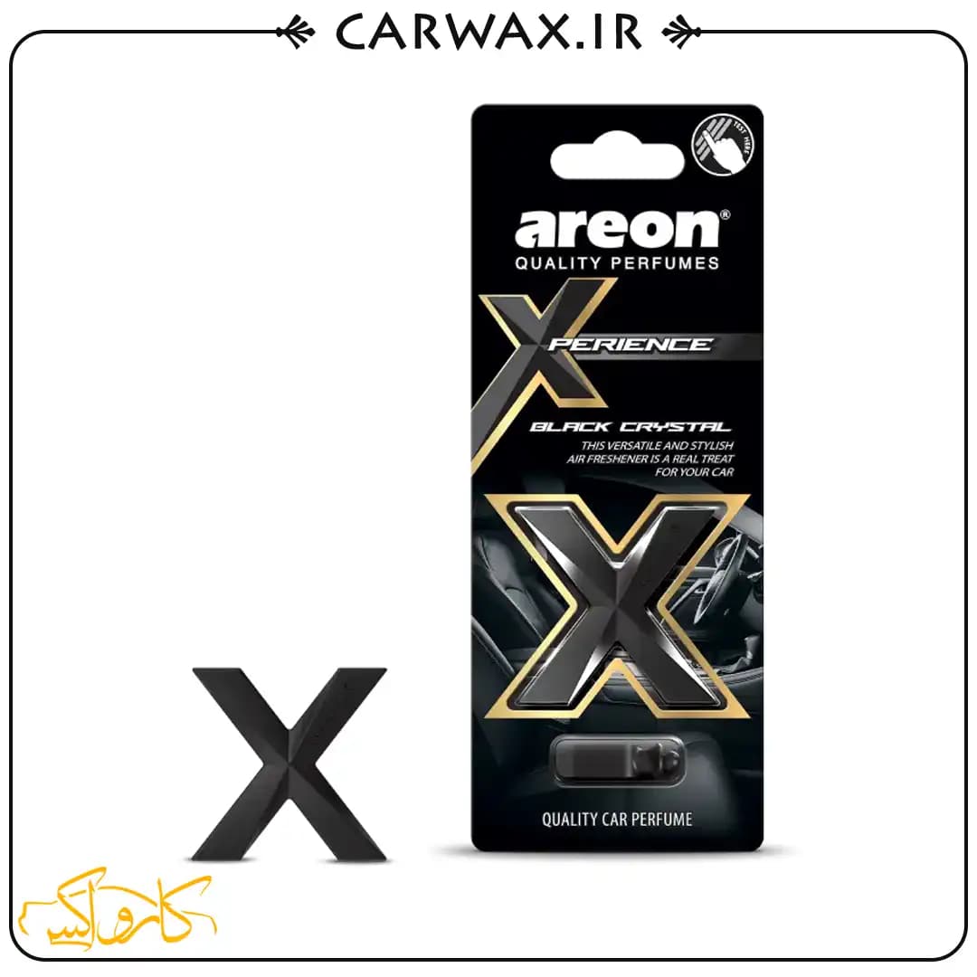 خوشبو کننده خودرو دریچه کولری اکسپرینت بلک کریستال آرئون Areon Xperience Black Crystal