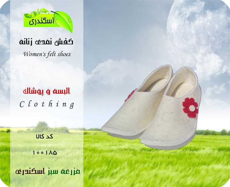 کفش نمدی زنانه — تصویر ۱۱