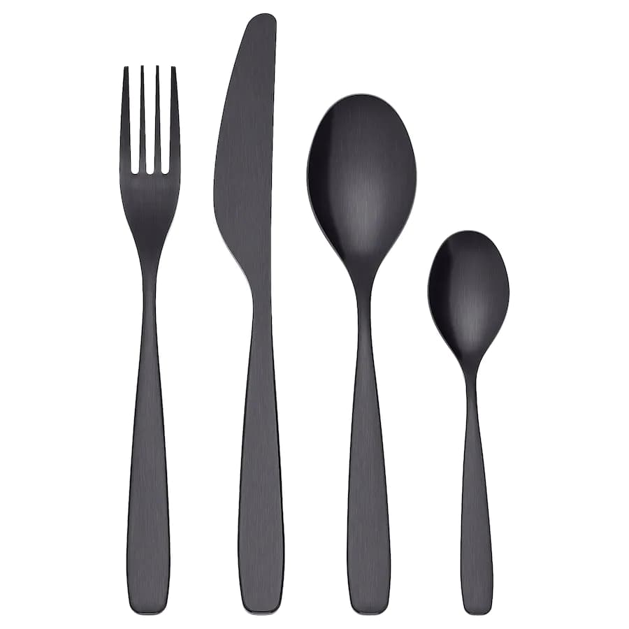 سرویس قاشق و چنگال ایکیا مدل TILLAGD / مشکی — تصویر ۷